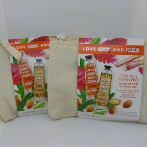 2 LOVE BEAUTY & PLANET Hand Lotion & Cream Set